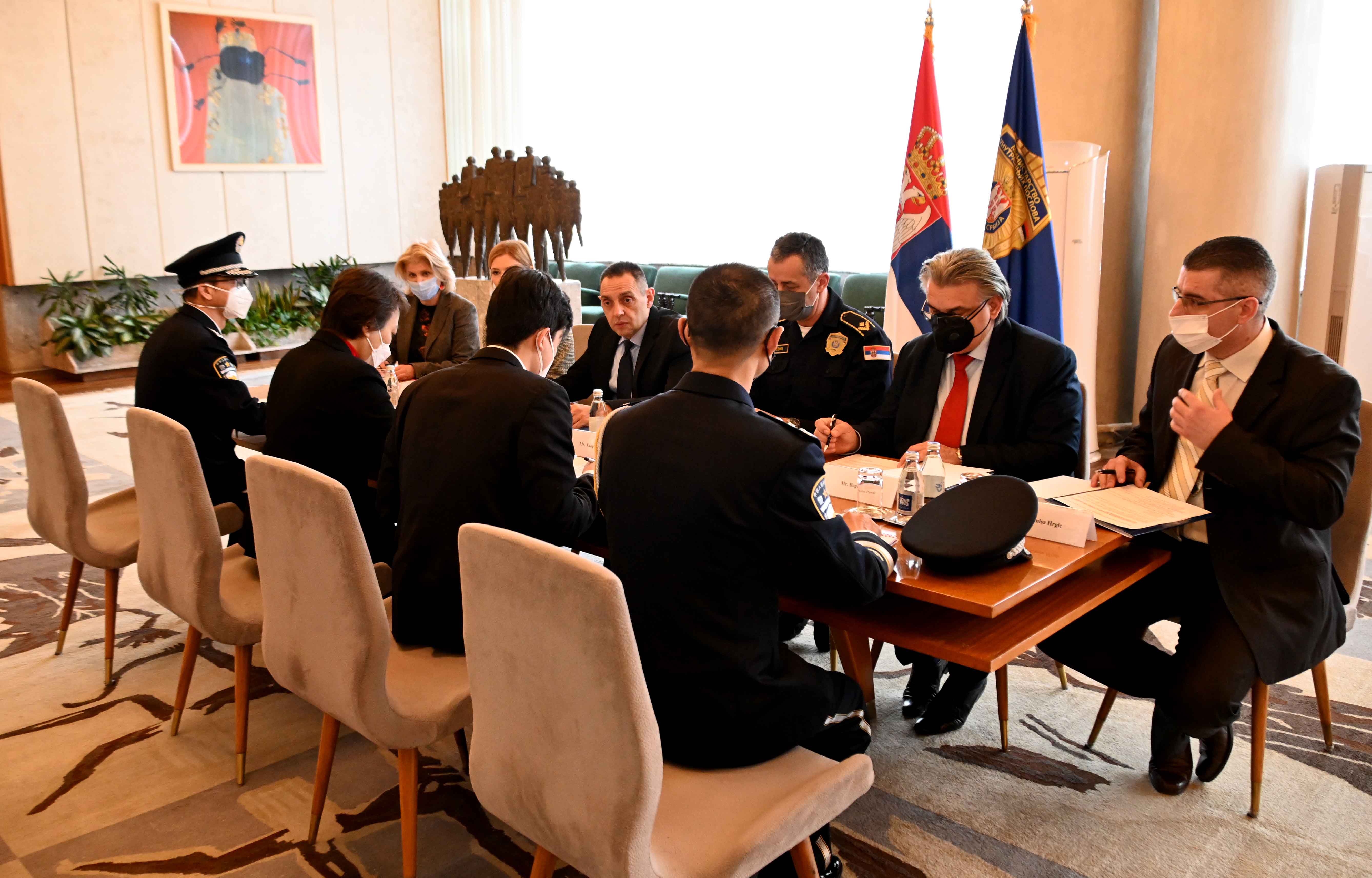 Унапређење сарадње између Министарства унутрашњих послова Републике Србије и Министарства јавне безбедности НР Кине