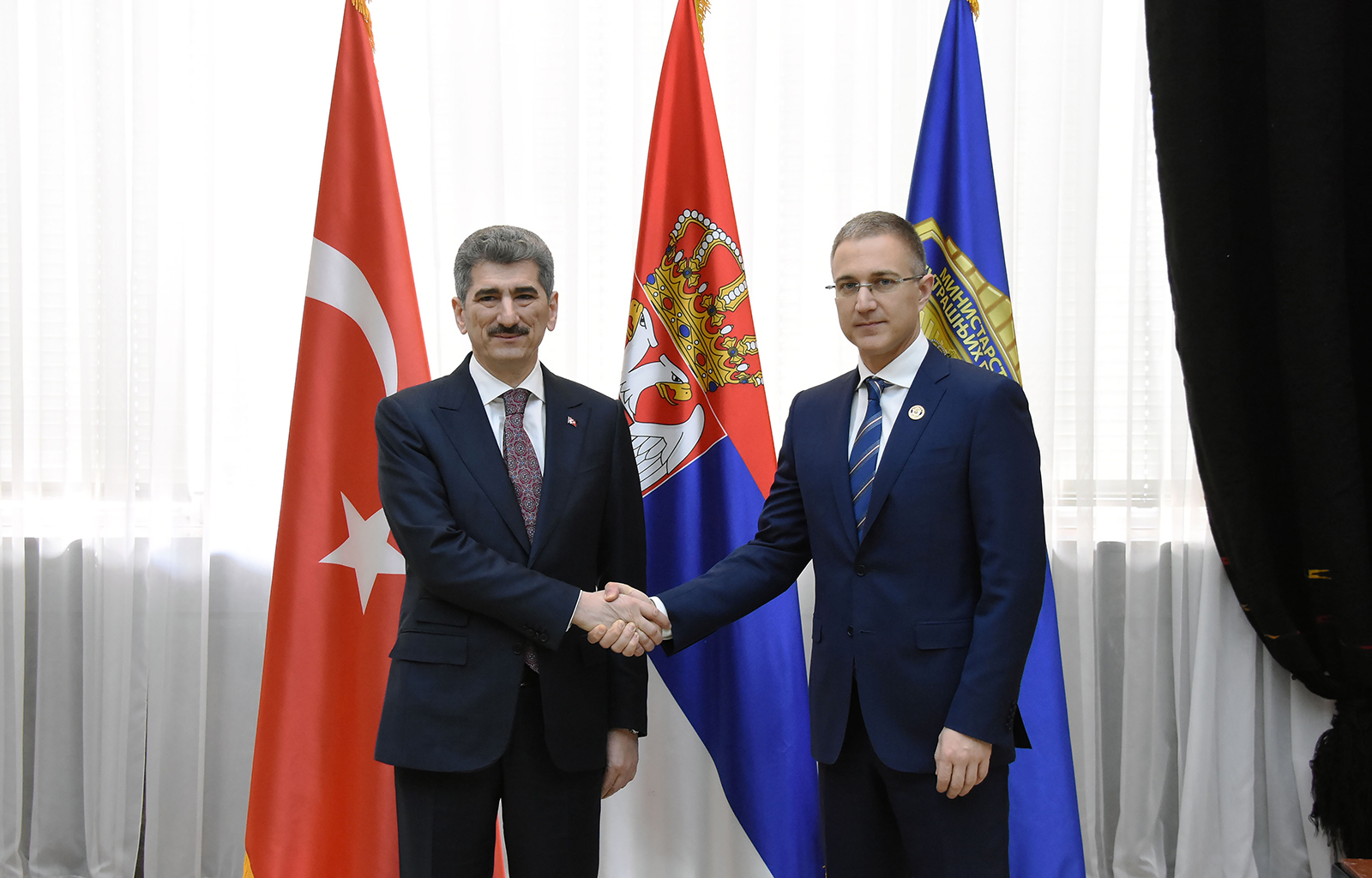 Stefanović razgovarao sa Inđeom o nastavku saradnje Srbije i Turske u oblasti bezbednosti