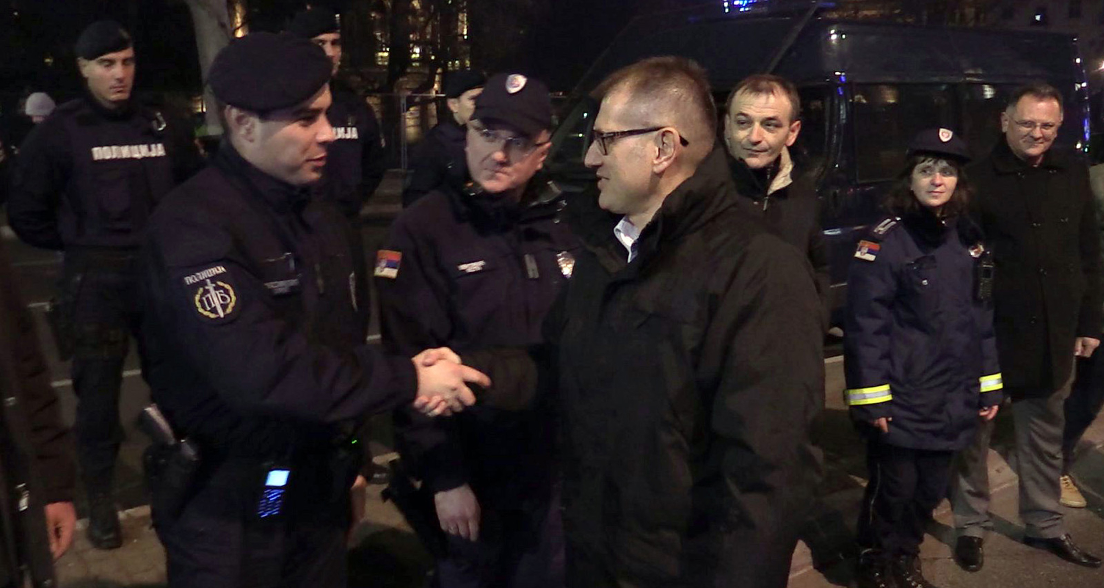 Директор Ребић обишао полицијске службенике који су радили у Новогодишњој ноћи