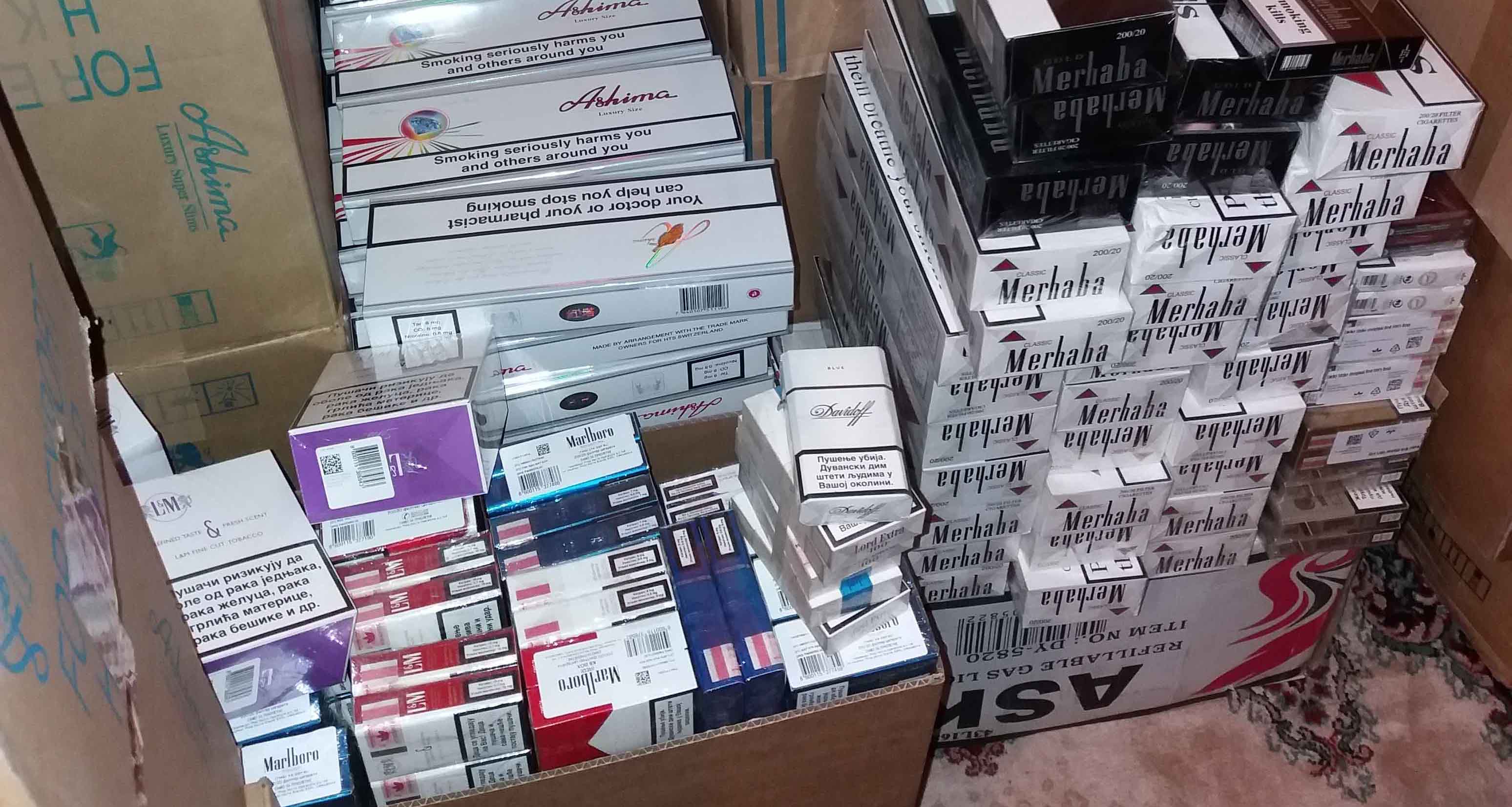 U Novom Pazaru zaplenjeno oko 115.000 paklica cigareta