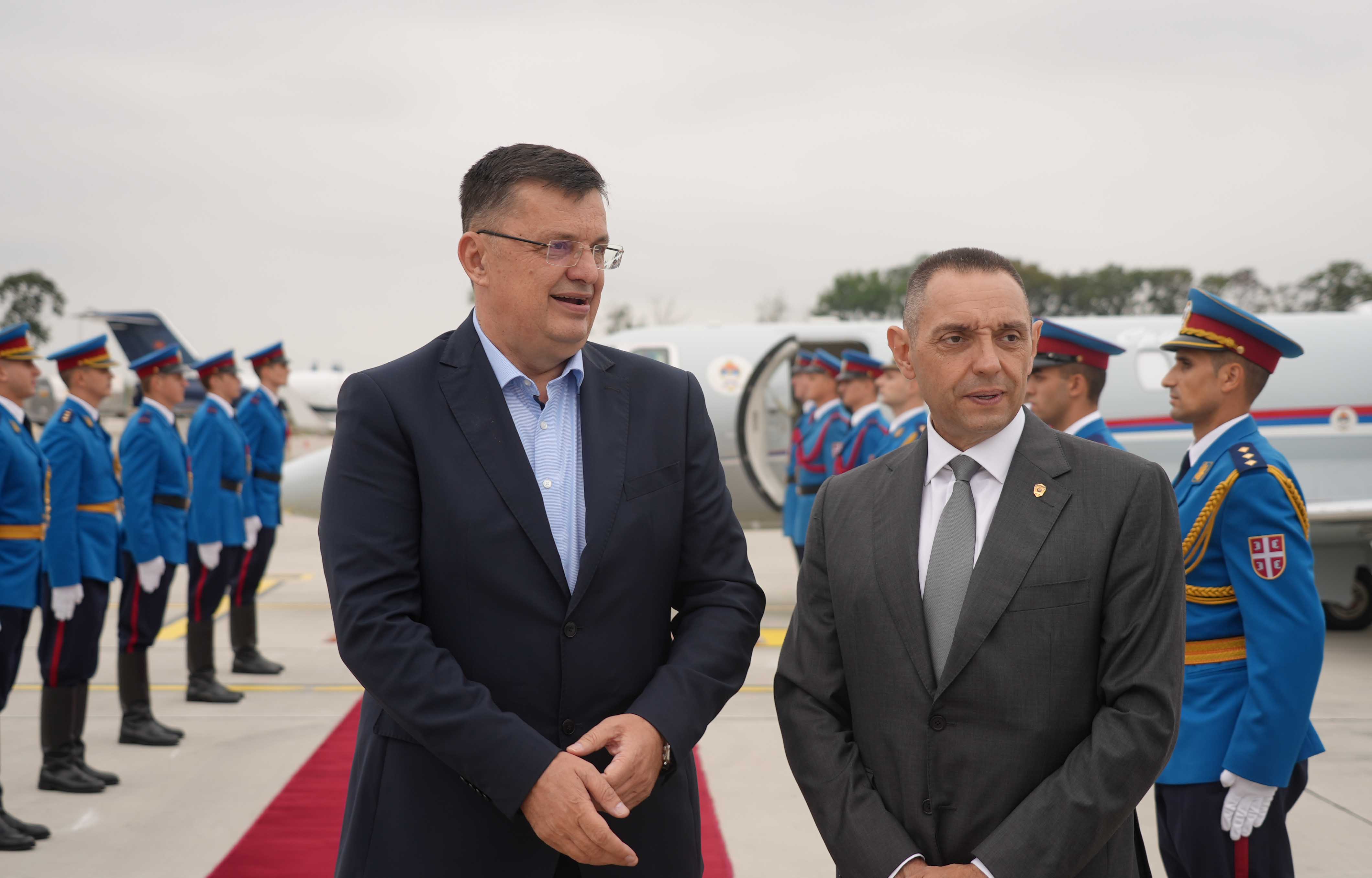 Ministar unutrašnjih poslova Aleksandar Vulin dočekao predsedavajućeg Veća ministara BiH Zorana Tegeltiju u Beogradu