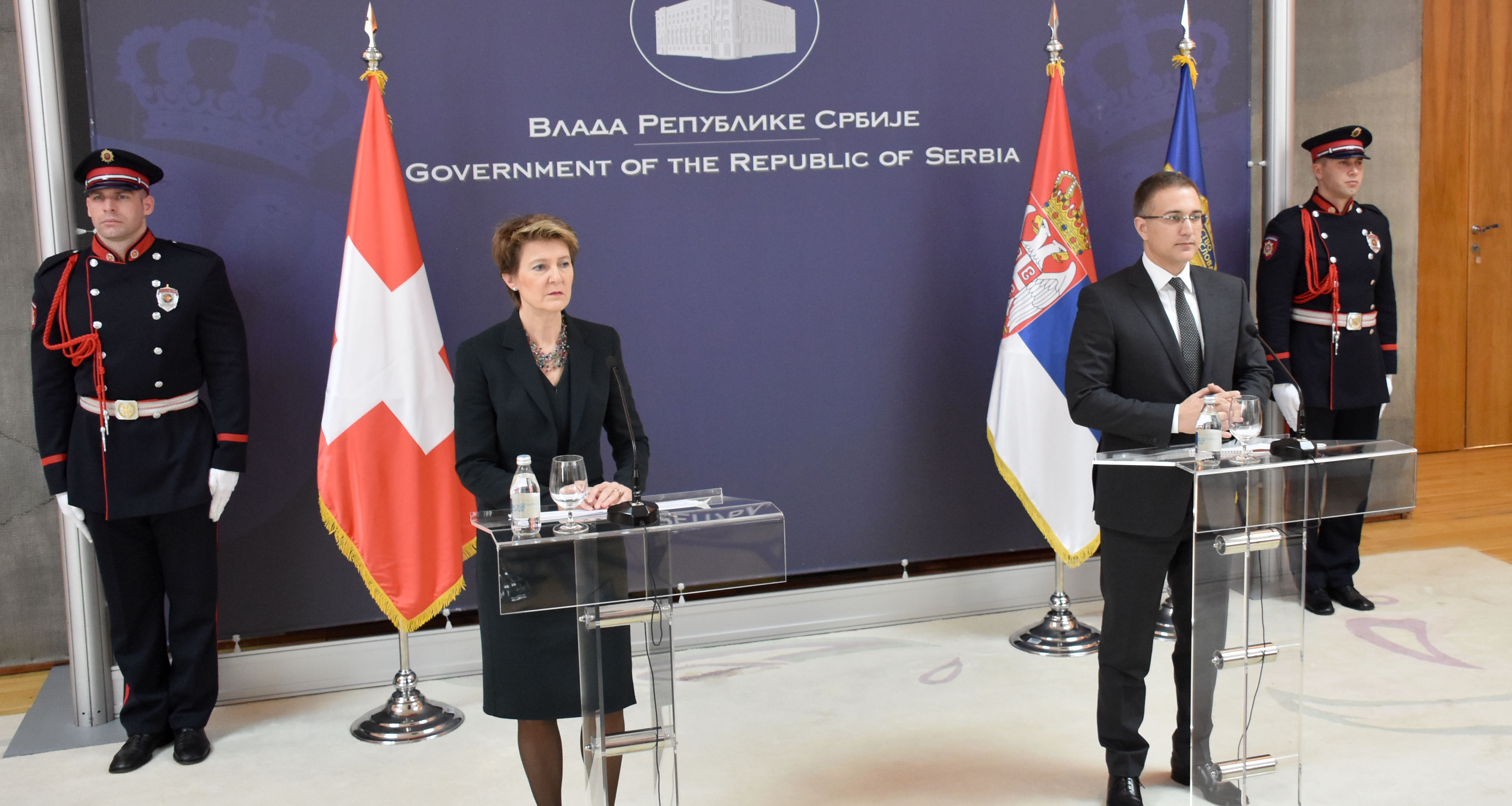 Стефановић се састао са  министром правде и унутрашњих послова Швајцарске