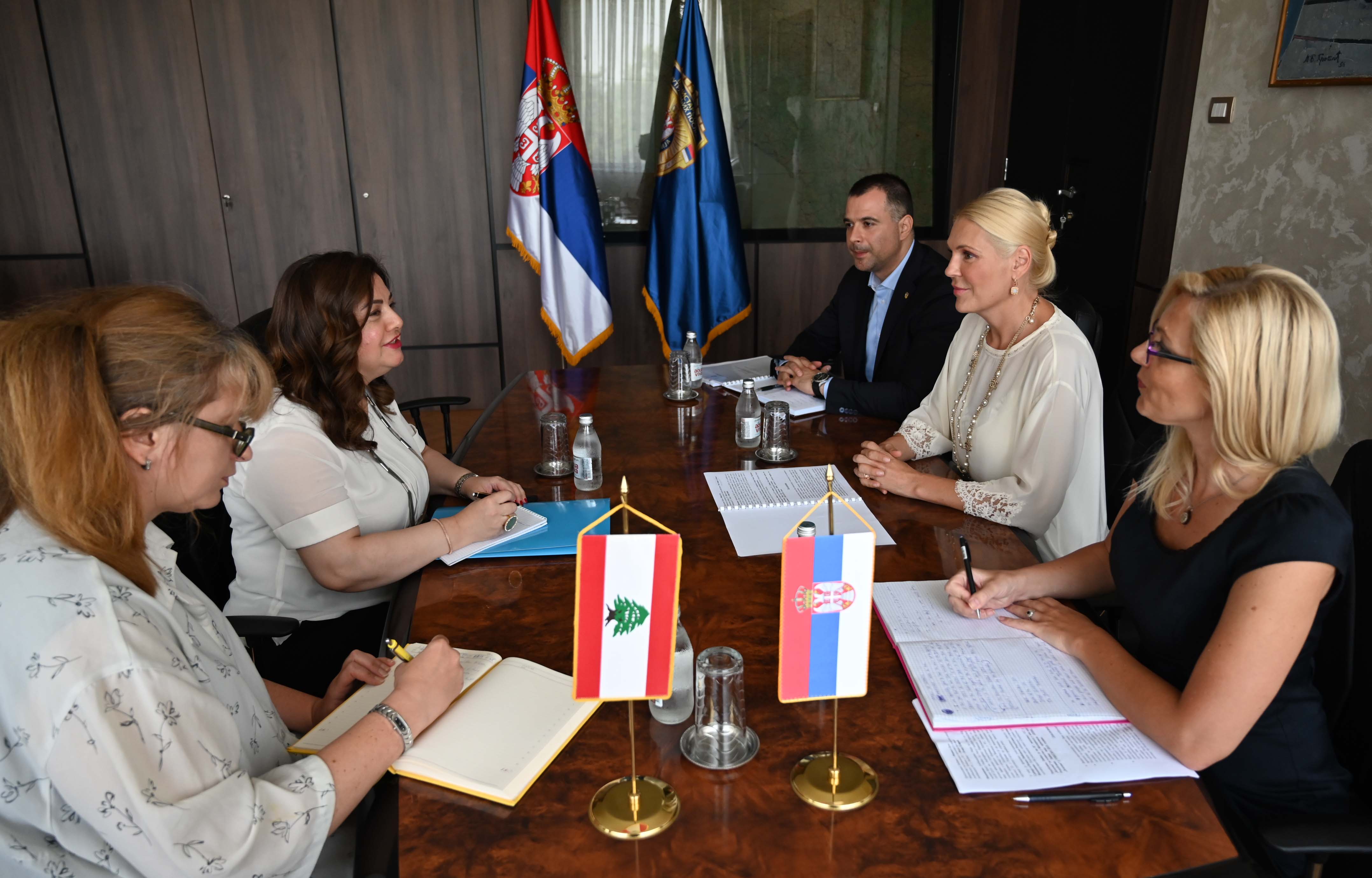 Popović Ivković razgovarala sa ambasadorom Republike Liban, Nade Al Akl o saradnji dve zemlјe u oblasti unutrašnjih poslova