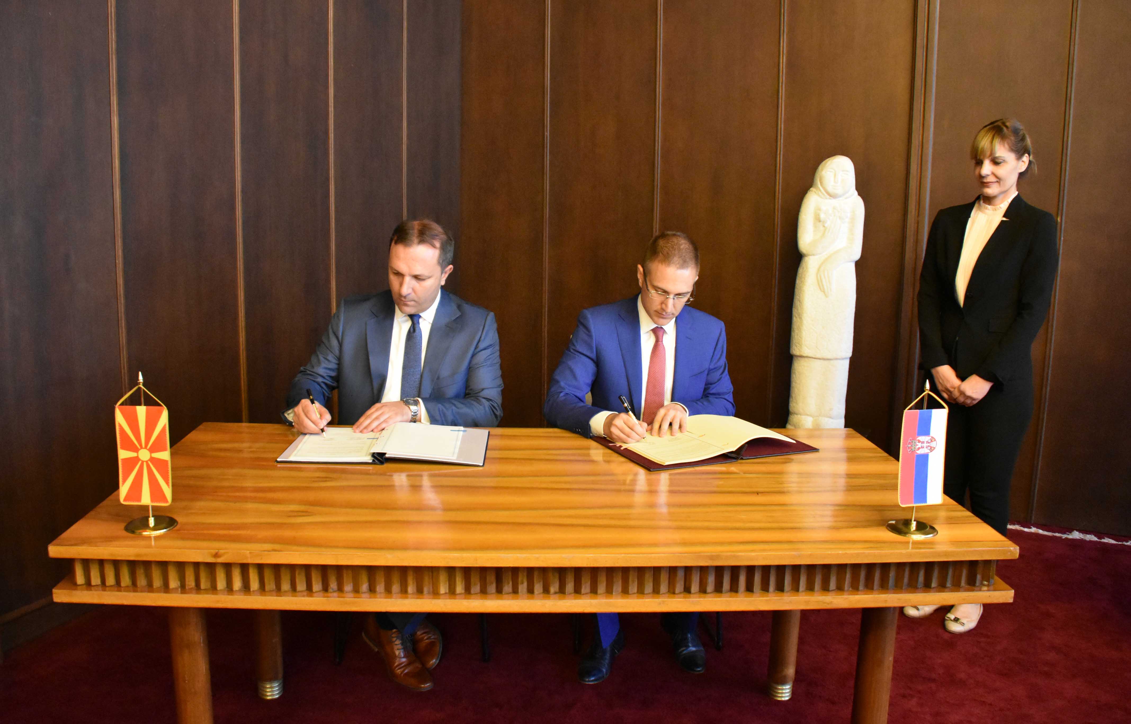 Stefanović i Spasovski potpisali Sporazum o uspostavlјanju zajedničkih kontrola na Graničnom prelazu Preševo – Tabanovci