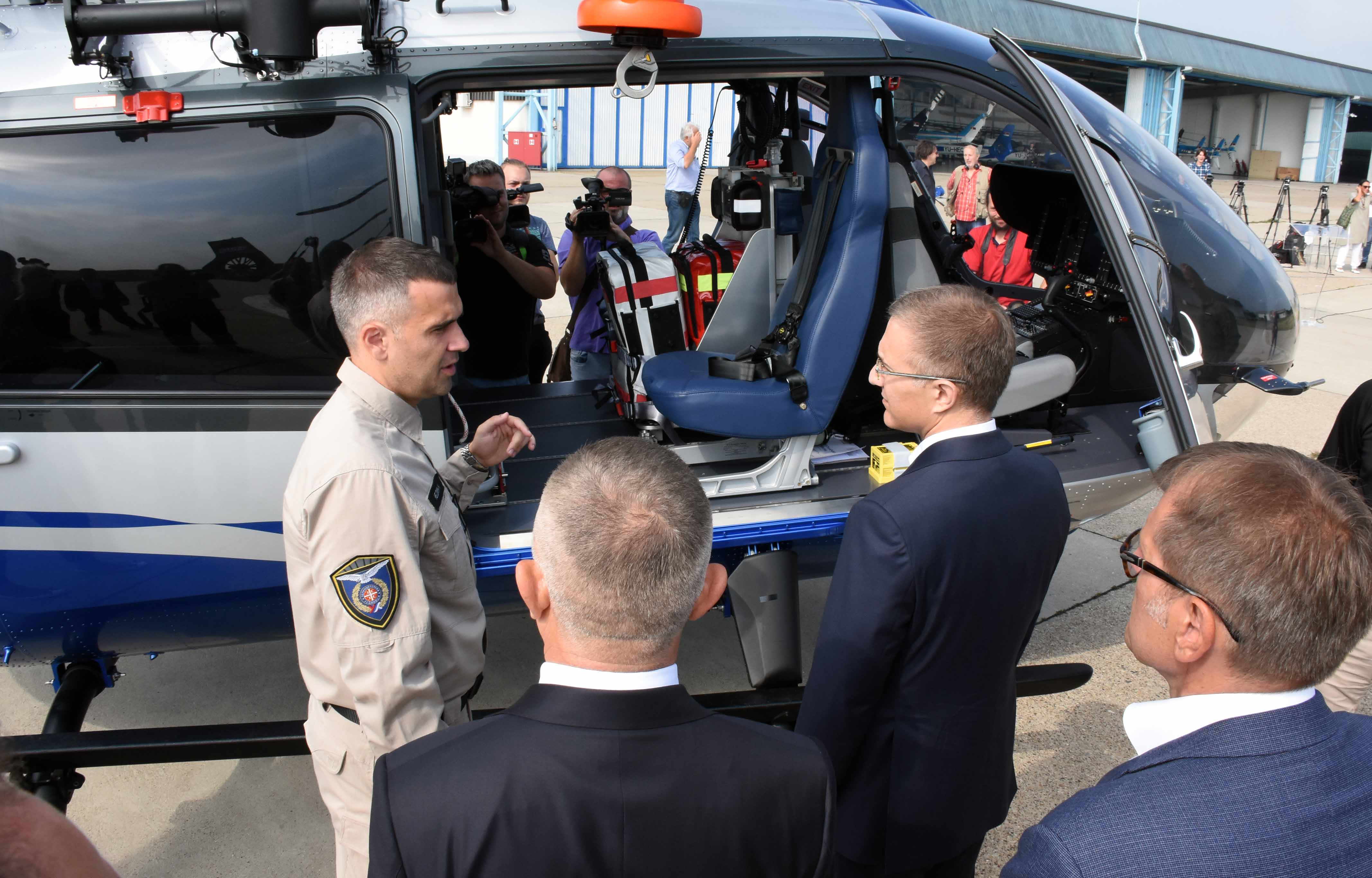 Стефановић:Нови „Ербас Х145М“ хеликоптери повећаће способност српске полиције