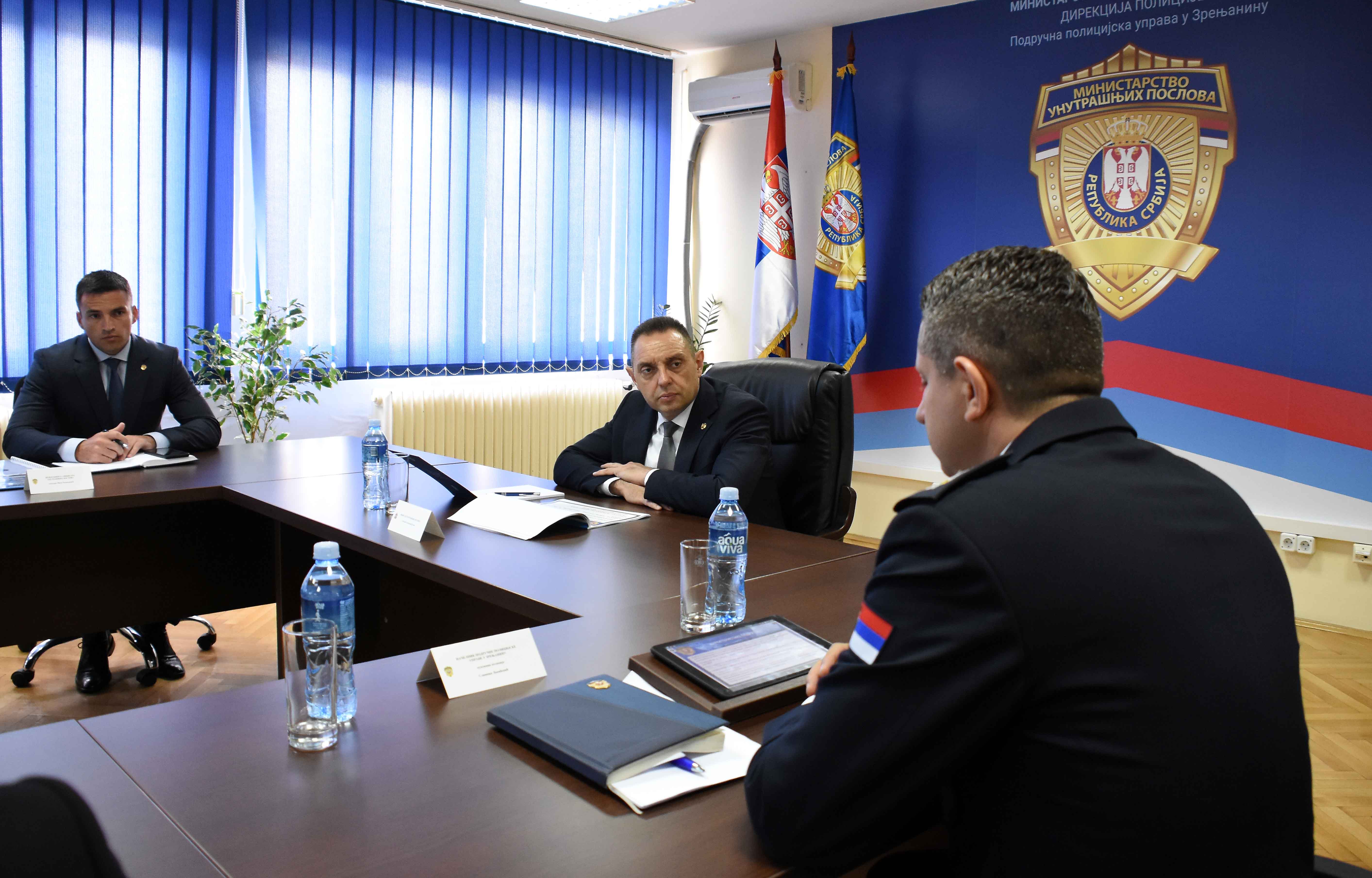 Министар Вулин: Успех нашег рада мери се осећајем сигурности код грађана