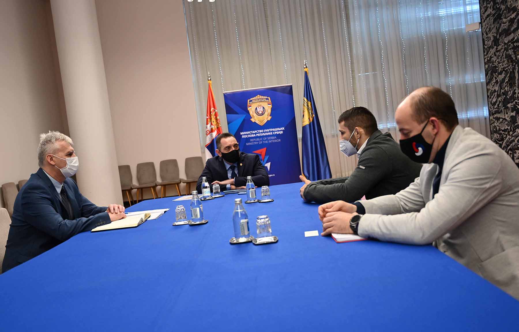 Министар Вулин разговарао са Штефанеком о могућностима сарадње у области спорта