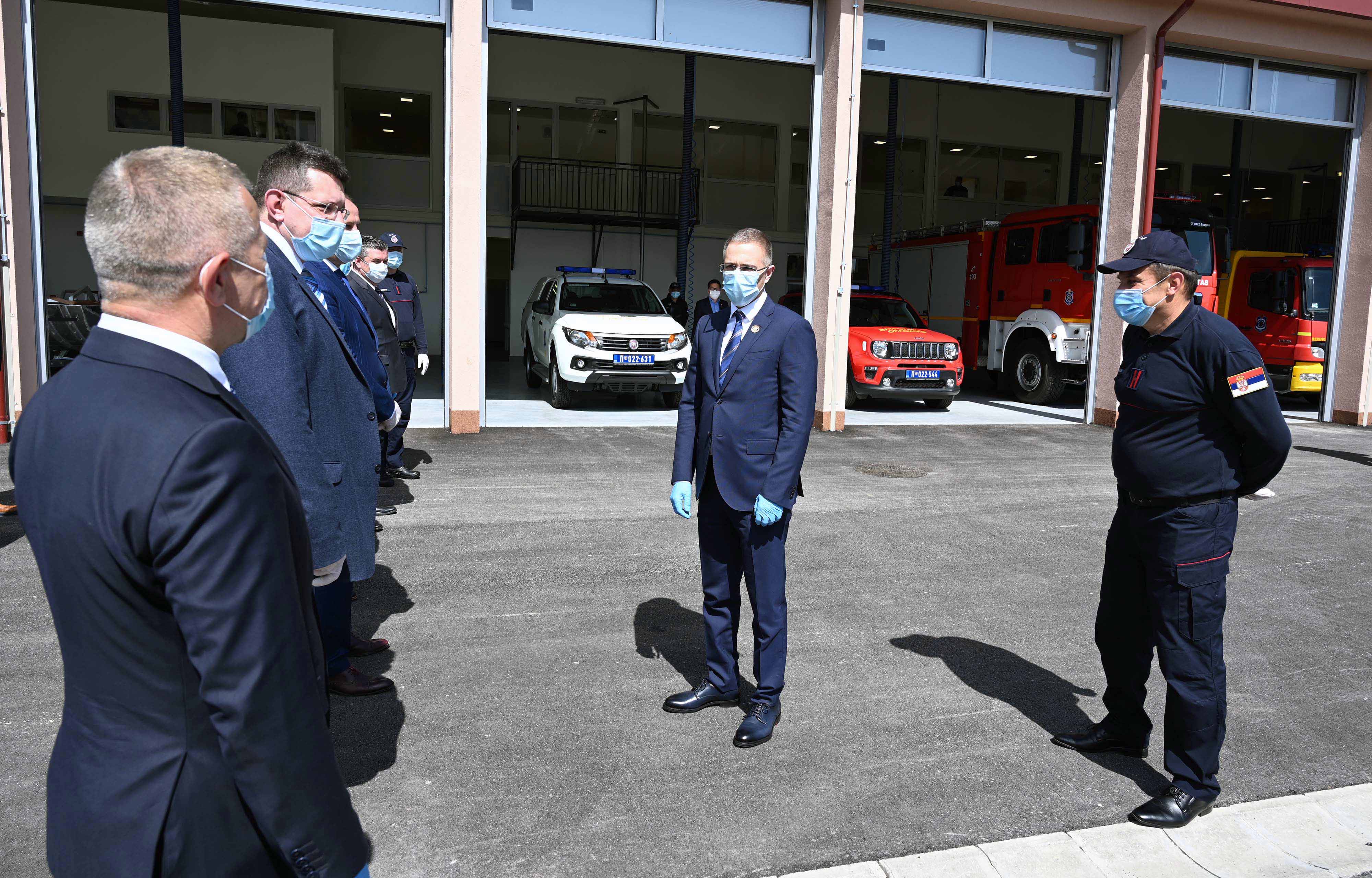 Ministar Stefanović otvorio u Lazarevcu novu zgradu vatrogasno-spasilačke čete