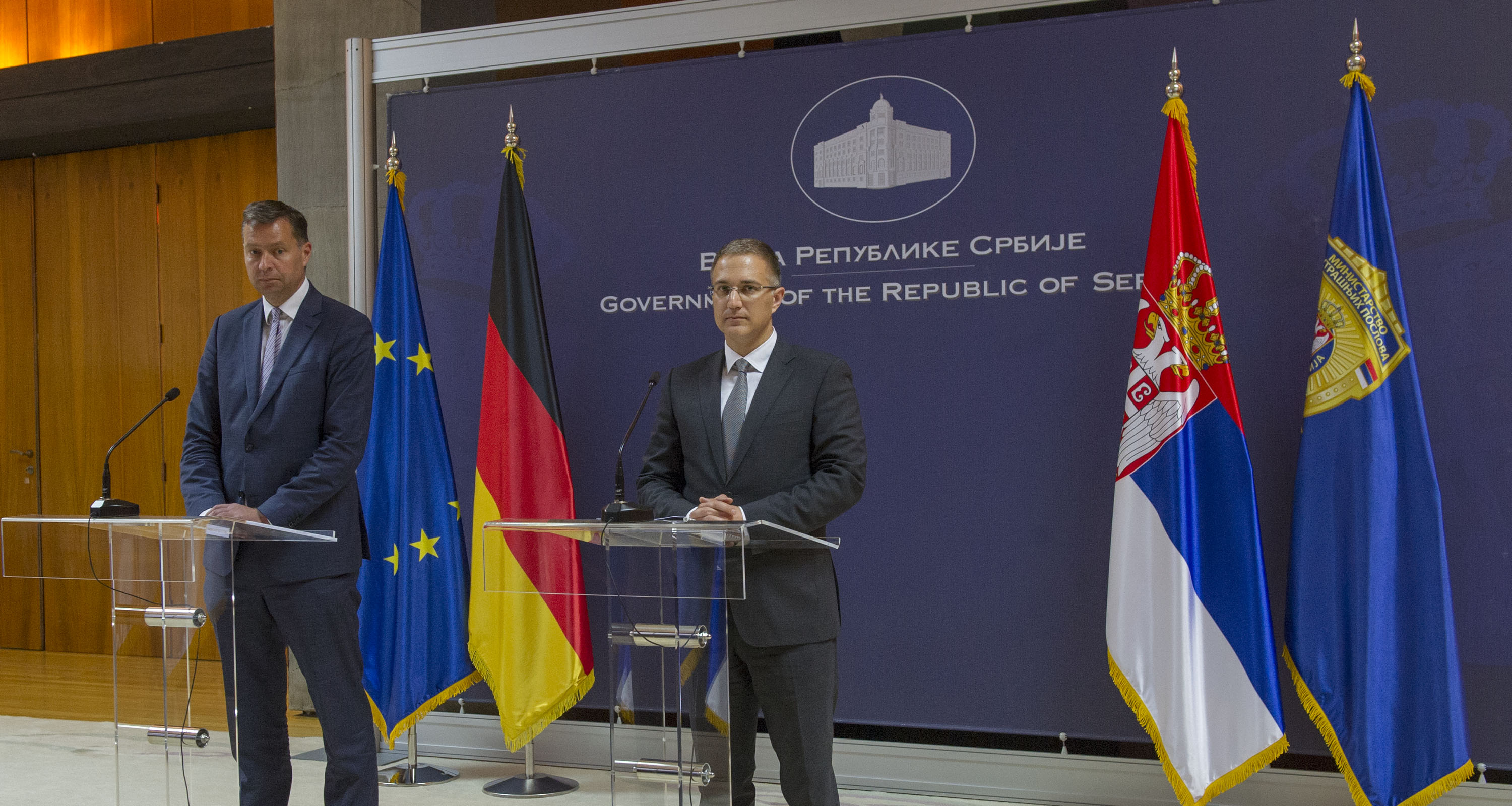 Stefanović i Majer razgovarali o unapređenju saradnje dve zemlje, posebno u oblasti unutrašnjih poslova