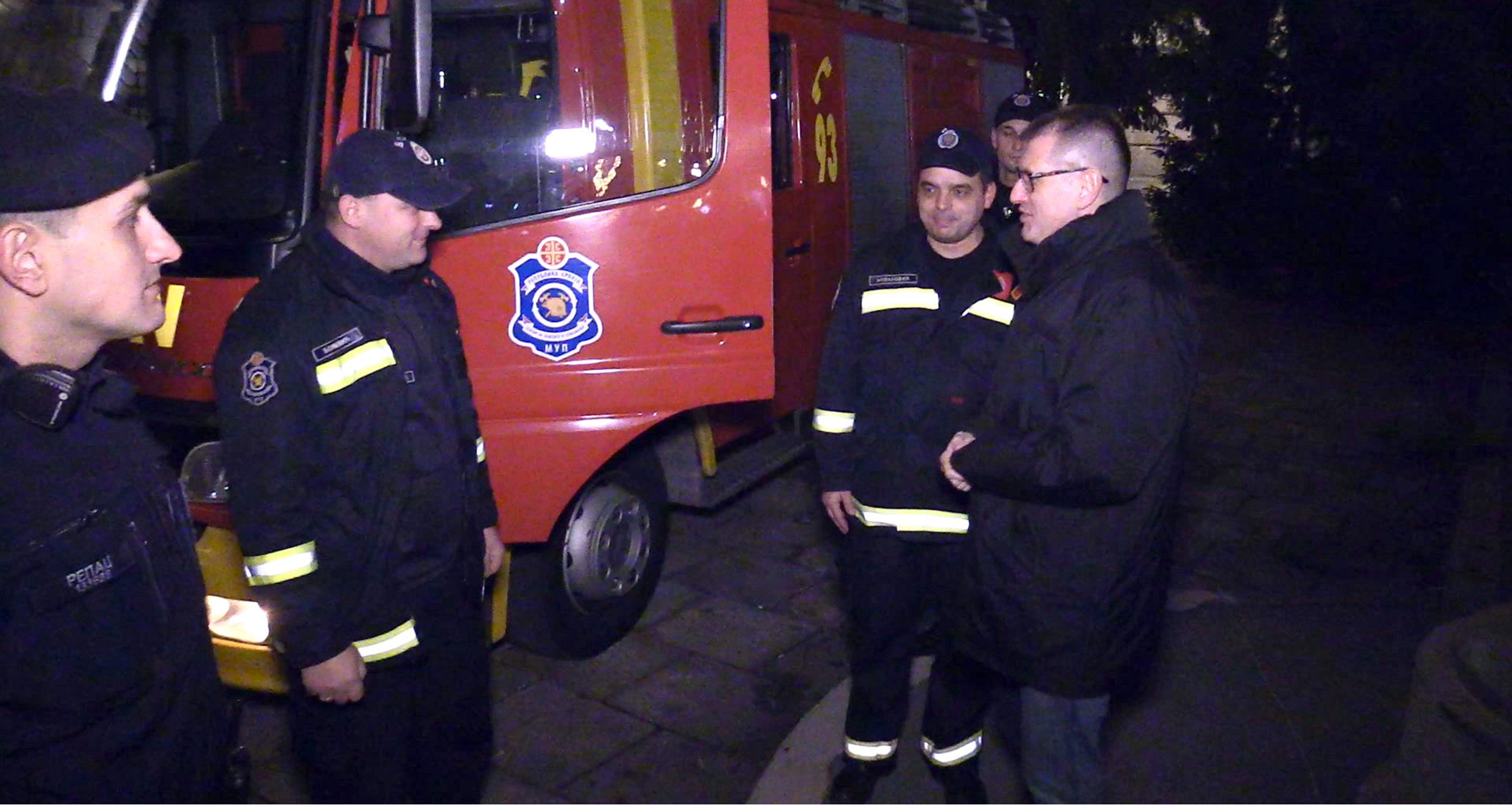 Direktor Rebić obišao policijske službenike koji su radili u Novogodišnjoj noći