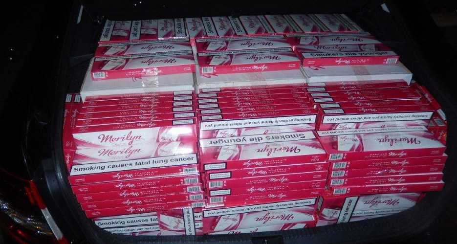 Zaplena 7.000 paklica cigareta