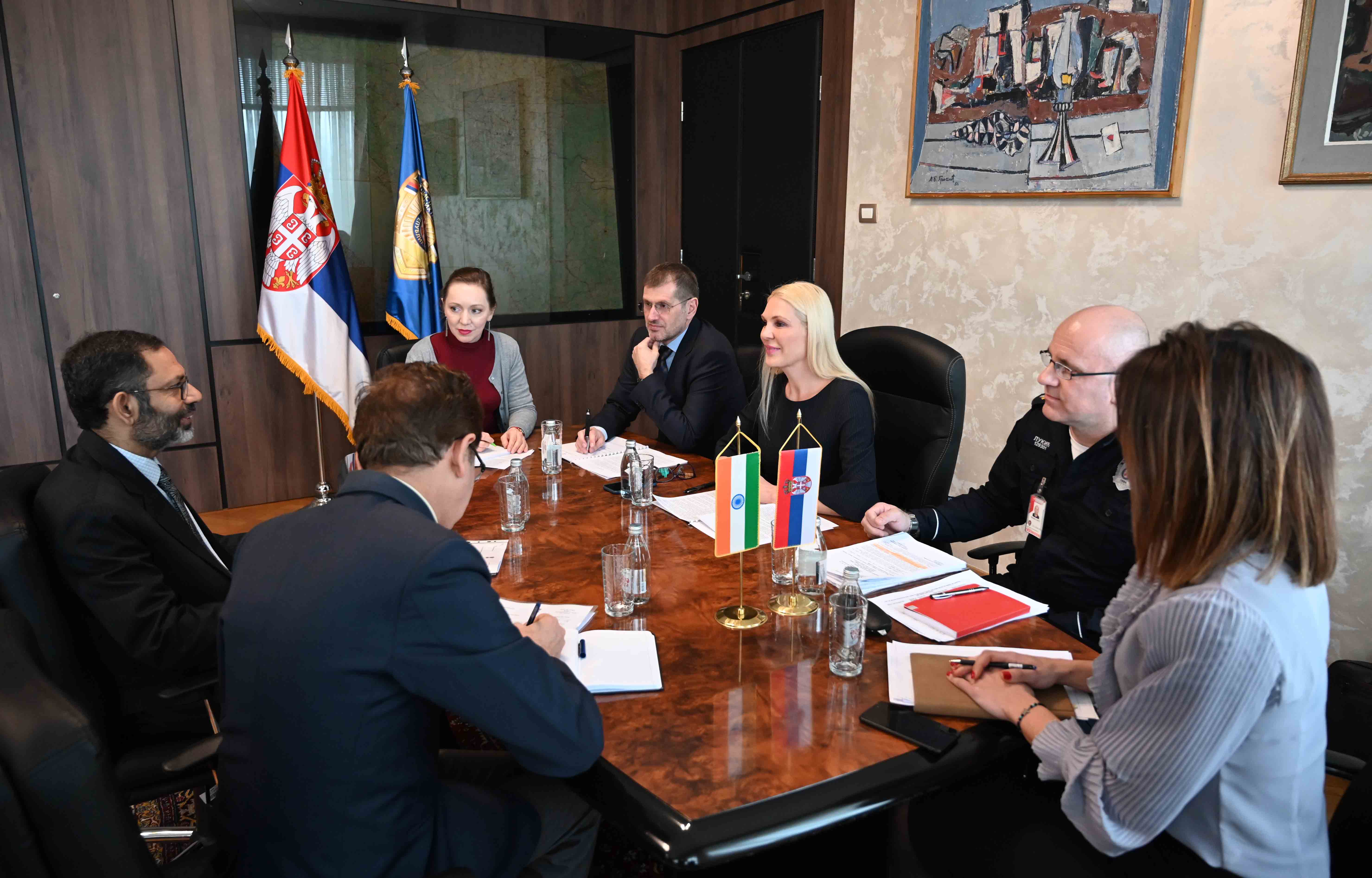 Popović Ivković razgovarala sa Batačardžijem o nastavku saradnje u oblasti unutrašnjih poslova