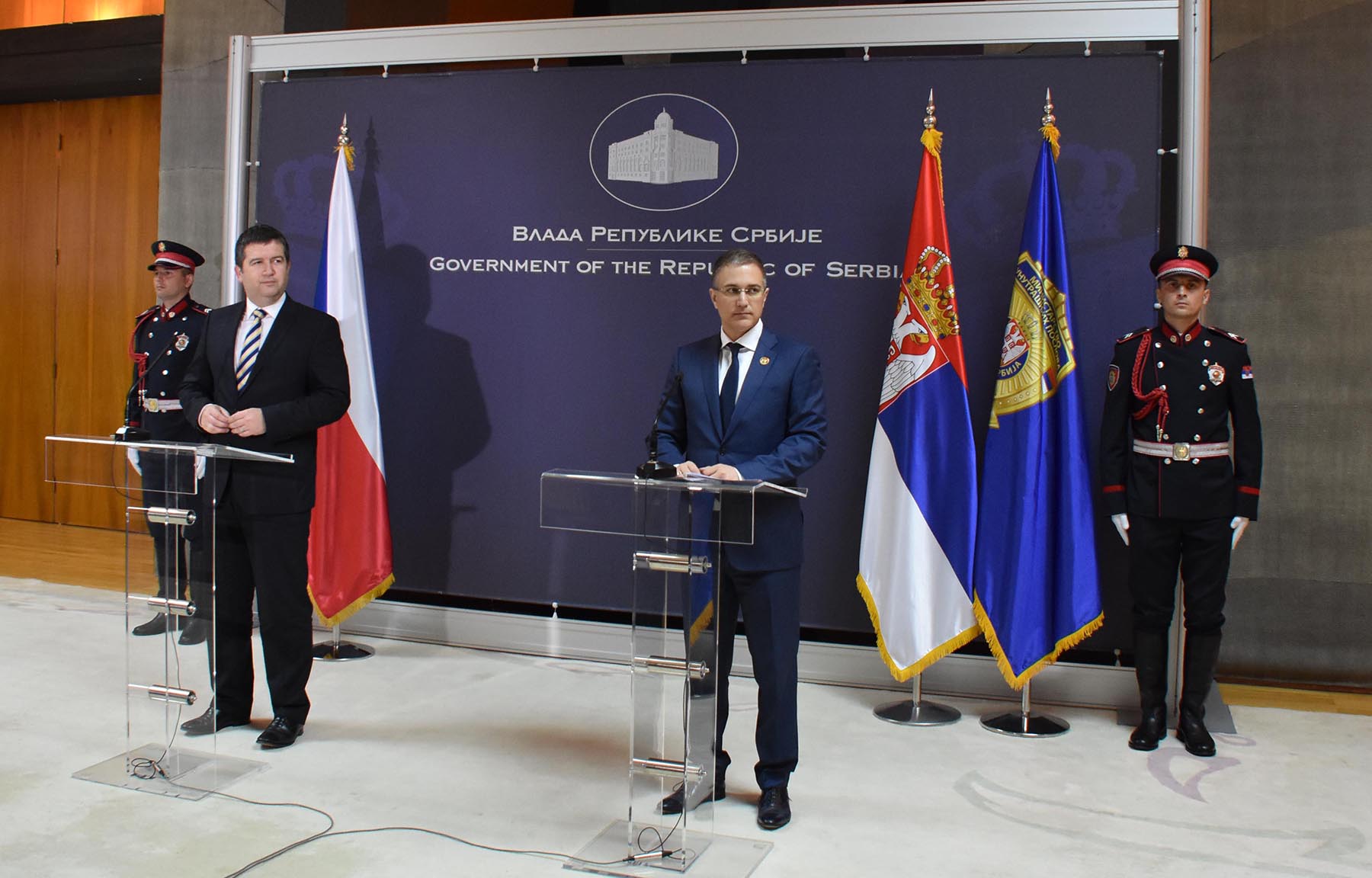 Стефановић и Хамачек: Наше две земље имају пријатељске и изузетно добре билатералне односе